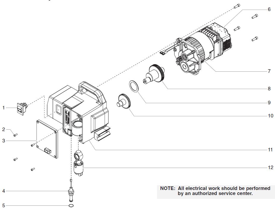 RentSpray 650 Drive Assembly